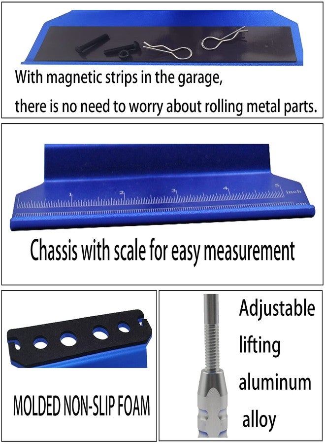 RC Lelut RC Car Repair Work Stand Repair Tool Set 360 Degree Rotation and 523 PCS RC Screws Kit & RC Screwdrivers and Screws Pallet Kit for 1/8 1/10 1/12 1/16 1/18 RC Car Truck Buggy Vehicle Scale Accessories - Image 3